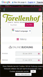 Mobile Screenshot of hotel-forellenhof.de