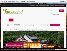 Tablet Screenshot of hotel-forellenhof.de